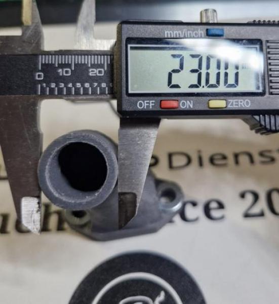 Zündapp Ansaugstutzen R & RS 50 mit 40mm Lochabstand 276-04.120